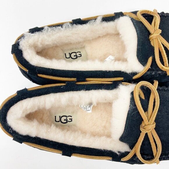 UGG | Dakota Slipper Black Suede Women's 6 - Picture 7 of 10